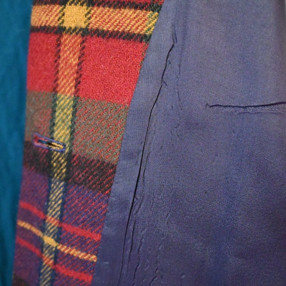 Talbots Button Up Flannel Coat - Picture 10 of 10